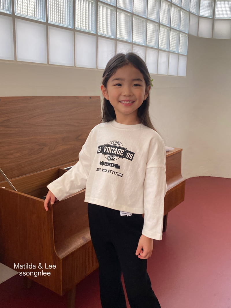 Matilda & Lee - Korean Children Fashion - #littlefashionista - Vintage Crop Tee - 6