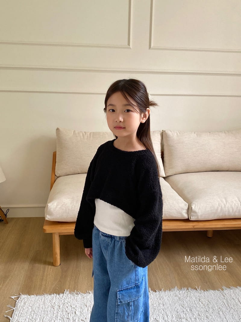 Matilda & Lee - Korean Children Fashion - #littlefashionista - Bookle Crop Knit Tee - 3