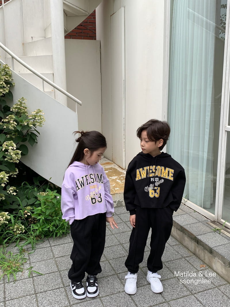 Matilda & Lee - Korean Children Fashion - #magicofchildhood - Awesome Hoody Top Bottom Set - 2