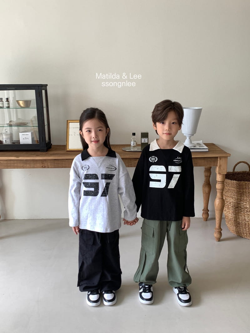 Matilda & Lee - Korean Children Fashion - #magicofchildhood - 97 Collar Tee