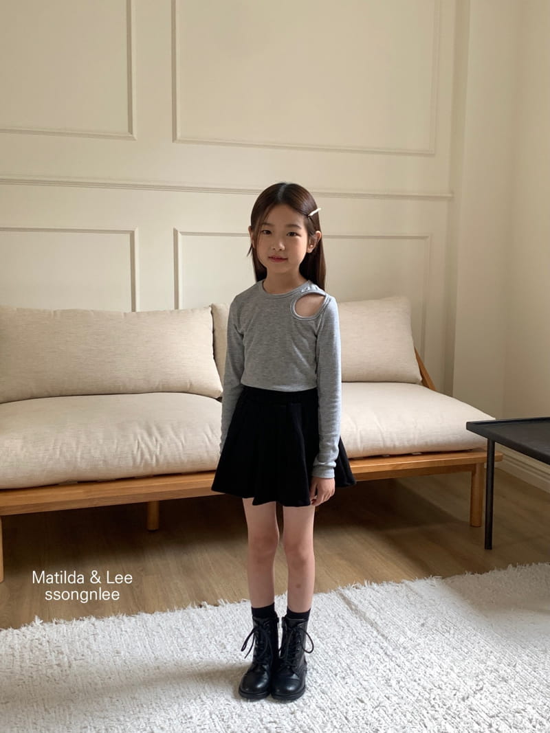 Matilda & Lee - Korean Children Fashion - #magicofchildhood - Shoulder Slit Tee - 11