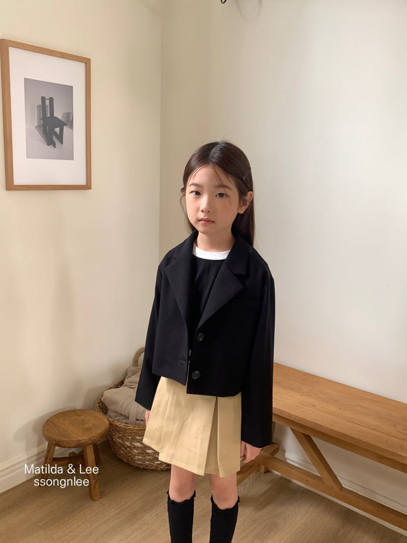 Matilda & Lee - Korean Children Fashion - #minifashionista - Crop Jacket - 7