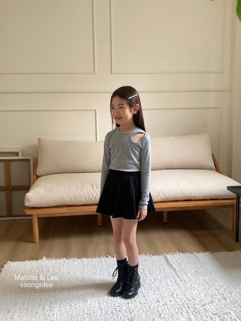 Matilda & Lee - Korean Children Fashion - #minifashionista - Shoulder Slit Tee - 12