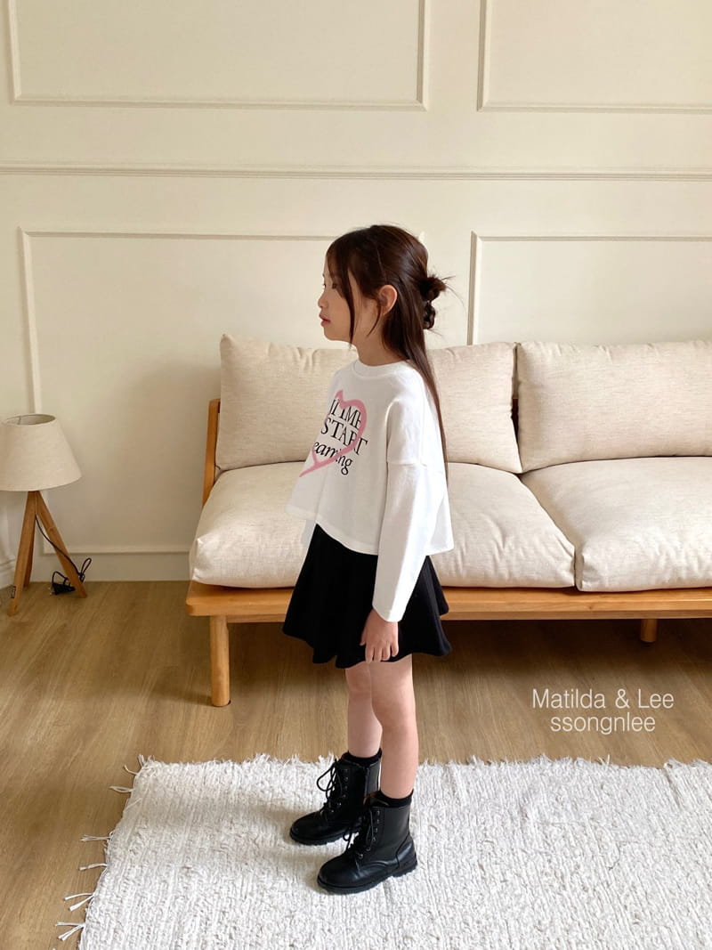 Matilda & Lee - Korean Children Fashion - #prettylittlegirls - Crop Heart Dreaming Teee - 6