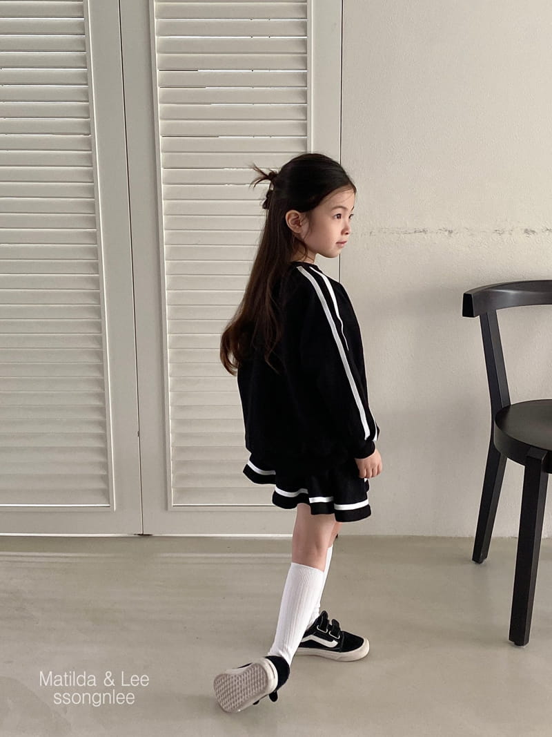 Matilda & Lee - Korean Children Fashion - #stylishchildhood - Dau Tape Sweatshirt - 9