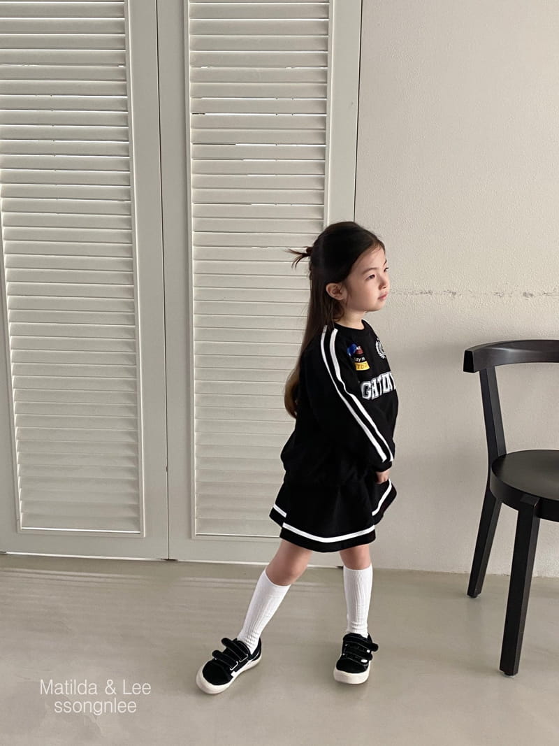 Matilda & Lee - Korean Children Fashion - #todddlerfashion - Dau Tape Sweatshirt - 7