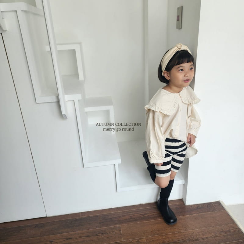 Merry Go Round - Korean Children Fashion - #childofig - Half Leggings - 7