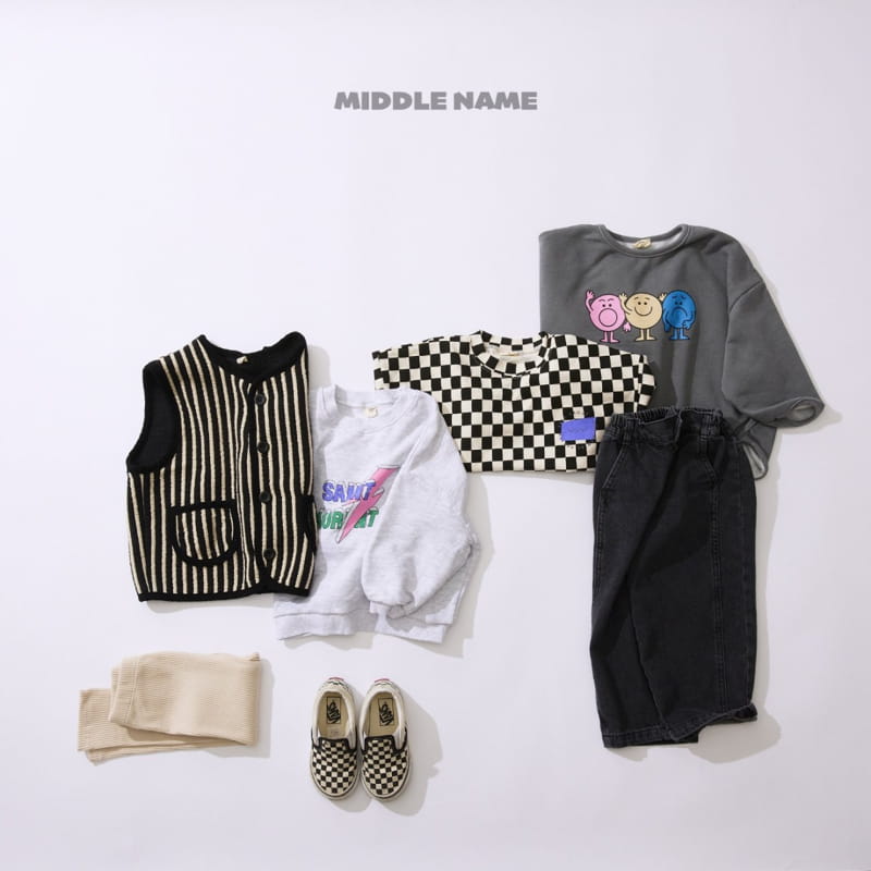 Middle Name - Korean Children Fashion - #Kfashion4kids - Pigment Piping Tee - 8