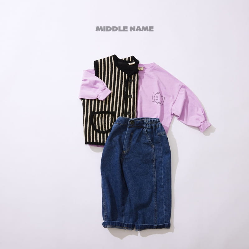 Middle Name - Korean Children Fashion - #childofig - Stripes Piping Vest - 7