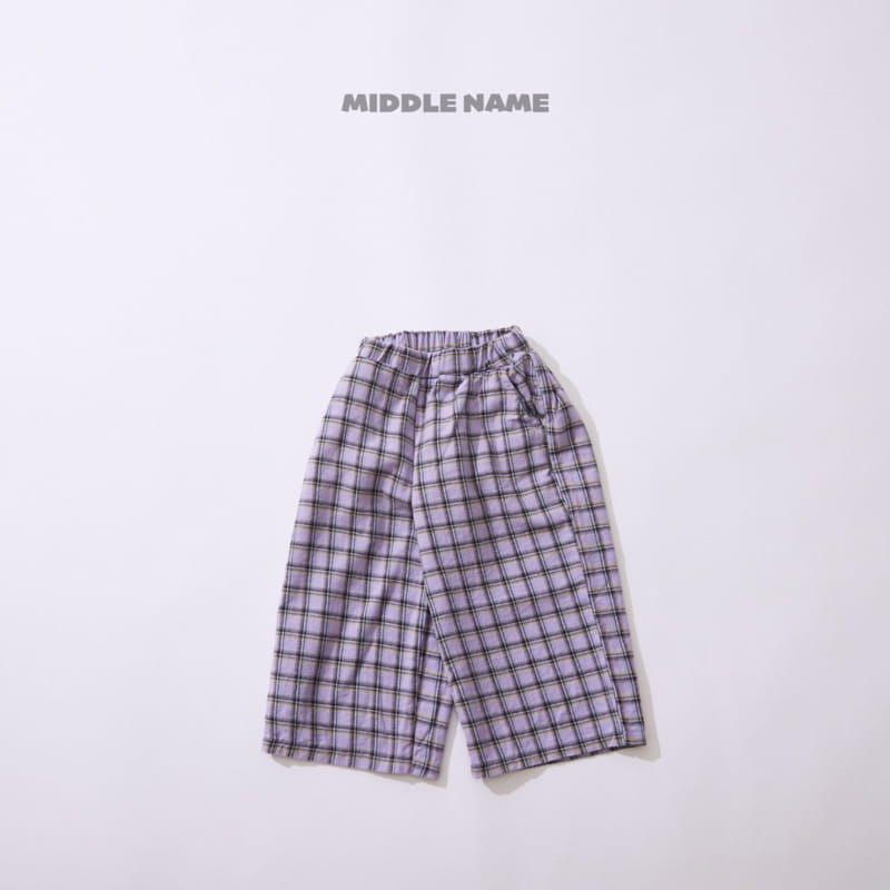 Middle Name - Korean Children Fashion - #childrensboutique - Fall Check Pants - 2