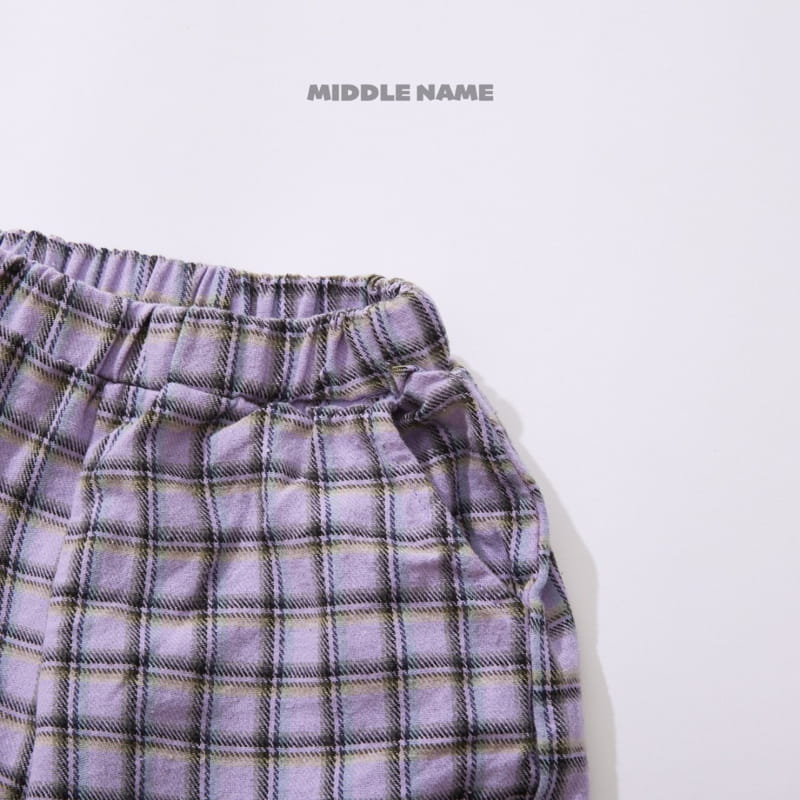 Middle Name - Korean Children Fashion - #designkidswear - Fall Check Pants - 4