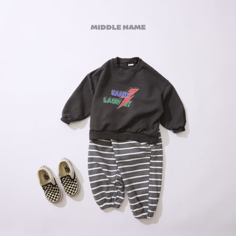 Middle Name - Korean Children Fashion - #fashionkids - Stripes Pants - 5