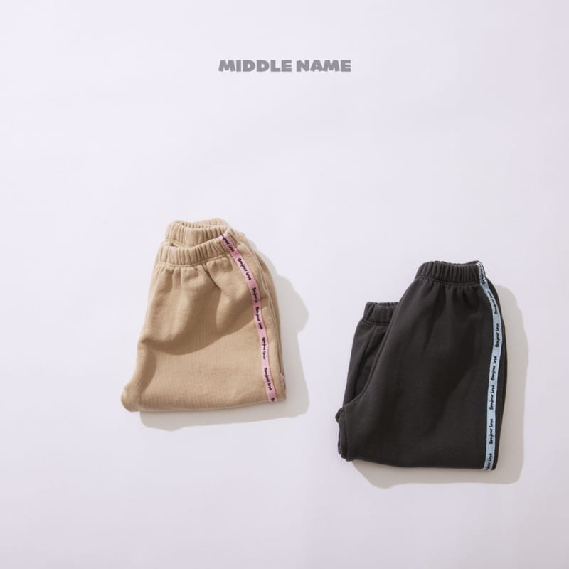 Middle Name - Korean Children Fashion - #fashionkids - Tape Pants - 3