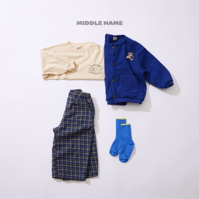 Middle Name - Korean Children Fashion - #fashionkids - Fall Check Pants - 5