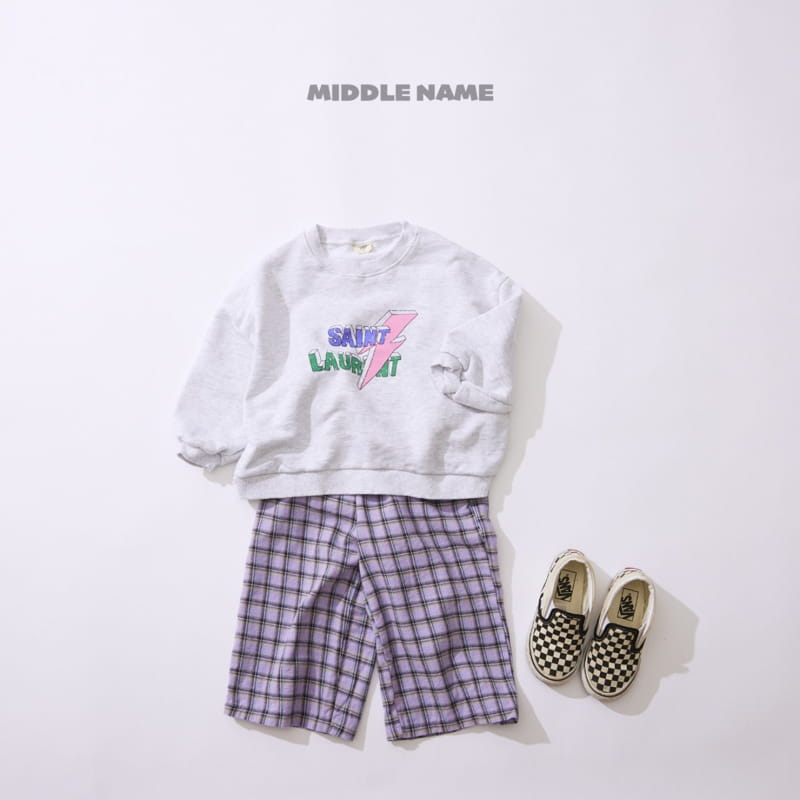 Middle Name - Korean Children Fashion - #kidsshorts - Fall Check Pants - 6