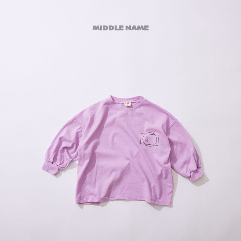 Middle Name - Korean Children Fashion - #minifashionista - Love Tee - 3