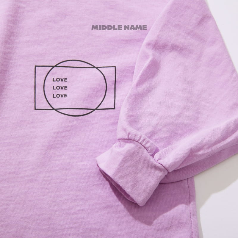 Middle Name - Korean Children Fashion - #minifashionista - Love Tee - 4