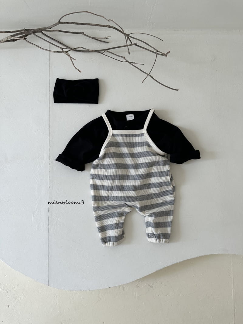 Mienbloom B - Korean Baby Fashion - #babyboutique - Cocoa Dungarees Pants - 8