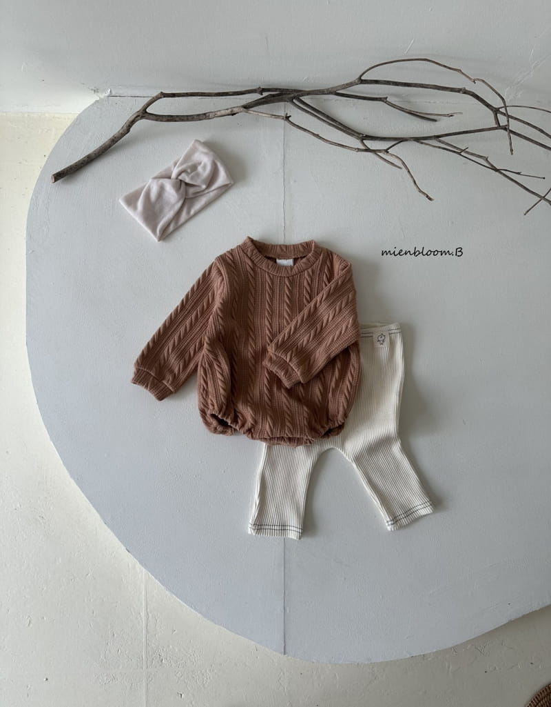 Mienbloom B - Korean Baby Fashion - #babyboutiqueclothing - 23 Mongs Knit Bodysuit - 4