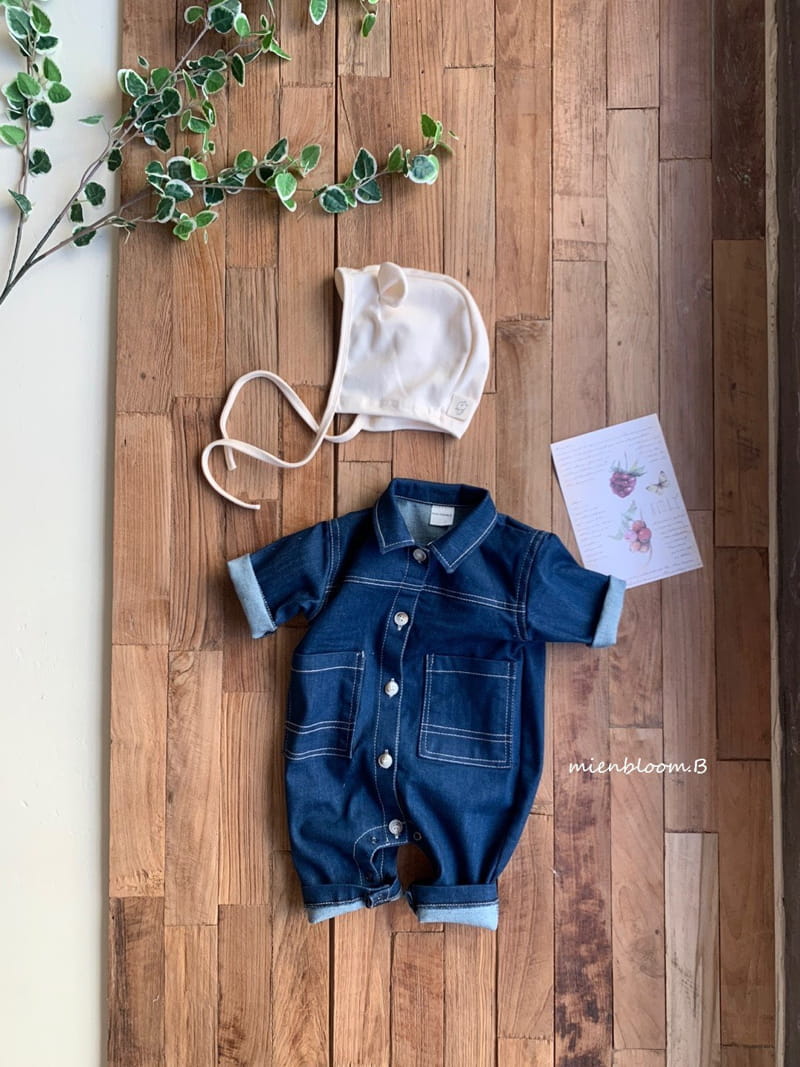 Mienbloom B - Korean Baby Fashion - #babyfashion - 23 Broken Denim Bodysuit - 6