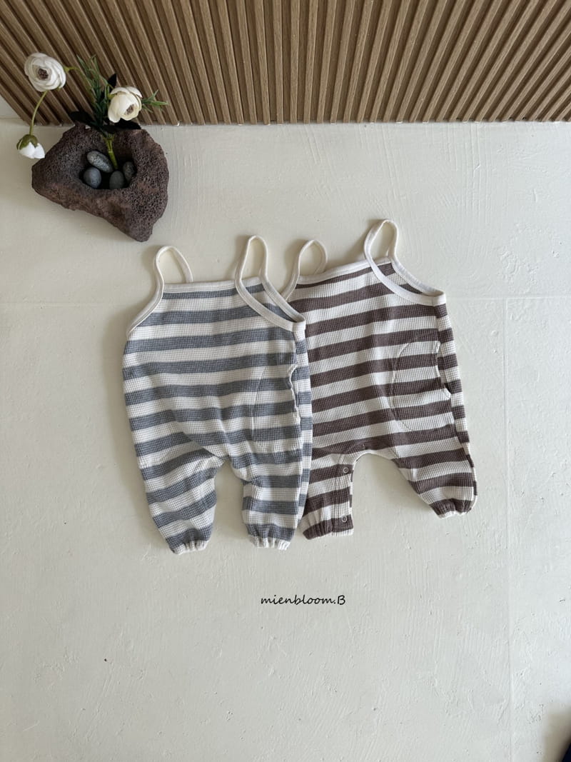 Mienbloom B - Korean Baby Fashion - #babyoutfit - Cocoa Dungarees Pants - 3