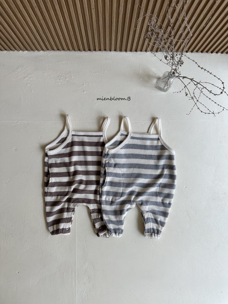 Mienbloom B - Korean Baby Fashion - #babyoutfit - Cocoa Dungarees Pants - 4