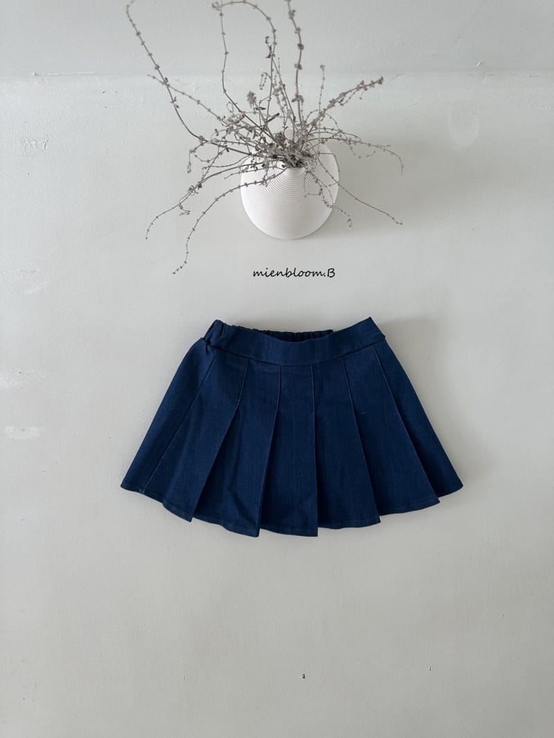 Mienbloom B - Korean Children Fashion - #childofig - Denim Skirt - 5