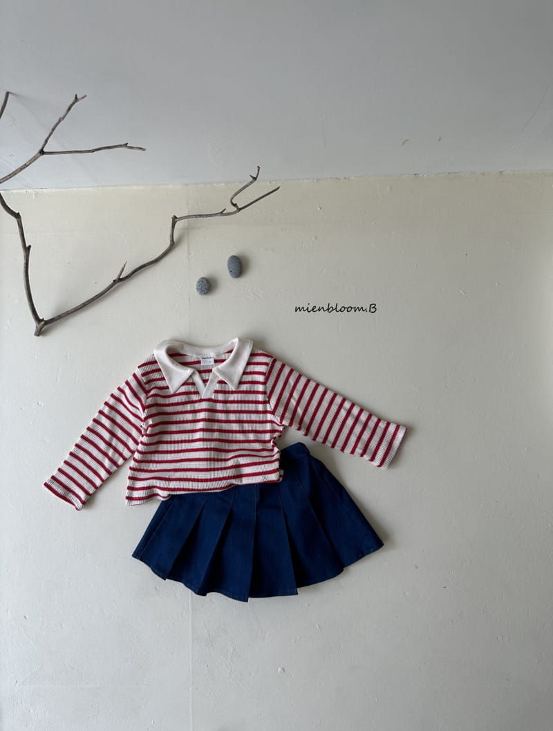 Mienbloom B - Korean Children Fashion - #magicofchildhood - Churros Collar Tee - 5