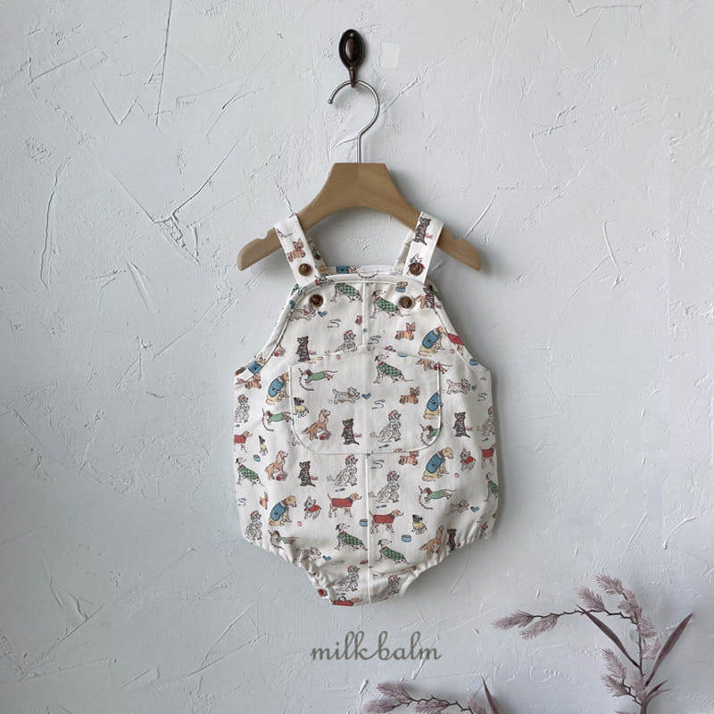 Milk Balm - Korean Baby Fashion - #babyfashion - Dog Dungarees - 11