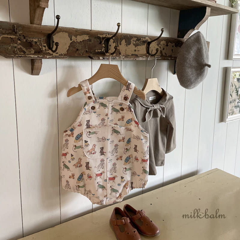 Milk Balm - Korean Baby Fashion - #smilingbaby - Dog Dungarees - 7