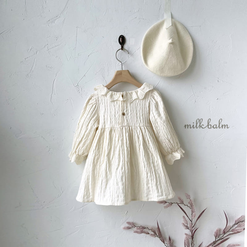 Milk Balm - Korean Children Fashion - #childofig - Adella Frill One-piece - 4