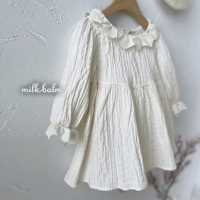 Milk Balm - Korean Children Fashion - #designkidswear - Adella Frill One-piece - 5