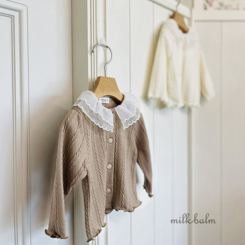 Milk Balm - Korean Children Fashion - #kidsshorts - Soft Cardigan - 3