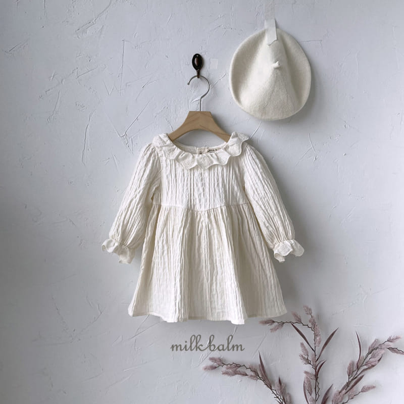 Milk Balm - Korean Children Fashion - #kidsshorts - Adella Frill One-piece - 8