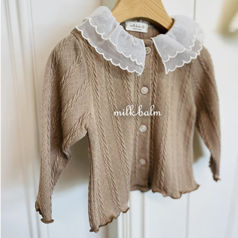 Milk Balm - Korean Children Fashion - #kidsshorts - Soft Cardigan - 4