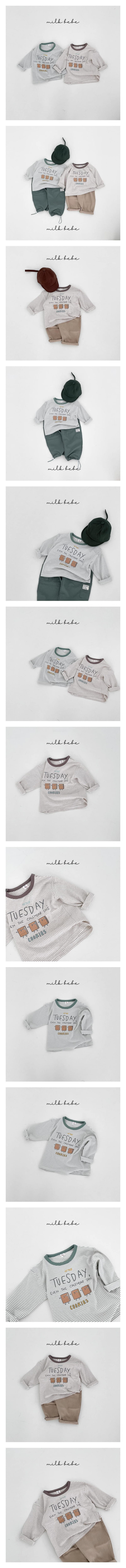 Milk Bebe - Korean Children Fashion - #littlefashionista - Cookie Tee