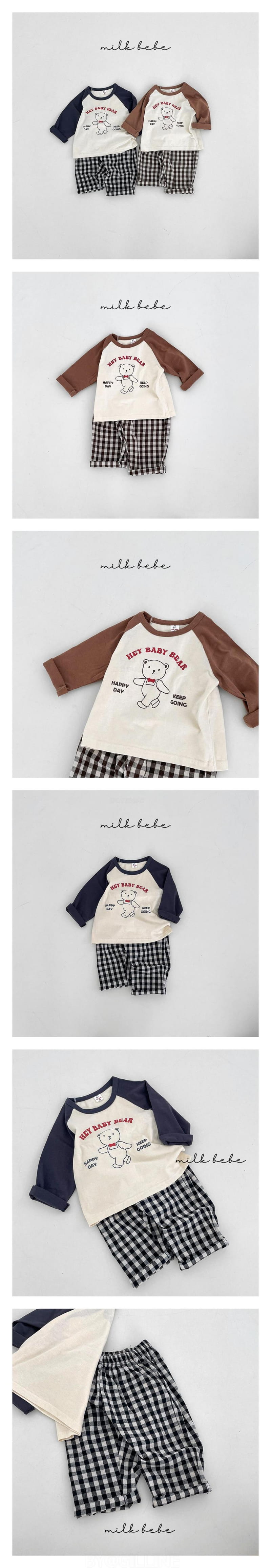 Milk Bebe - Korean Children Fashion - #stylishchildhood - Walking Top Bottom Set