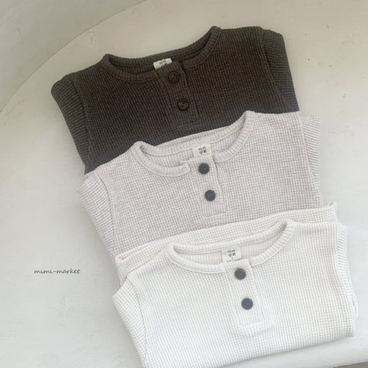 Mimi Market - Korean Baby Fashion - #babyfever - Waffle Tee - 2