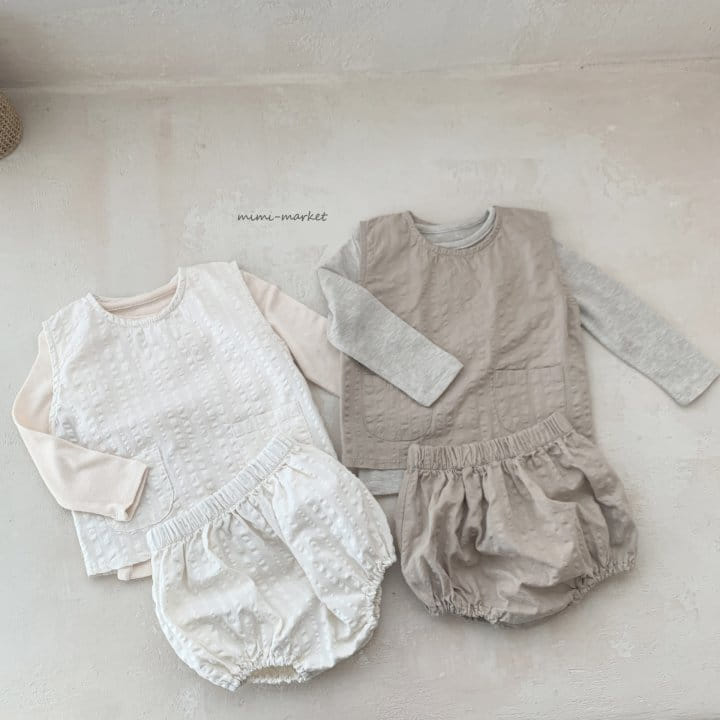 Mimi Market - Korean Baby Fashion - #babylifestyle - Enjo Top Bottom Set - 3