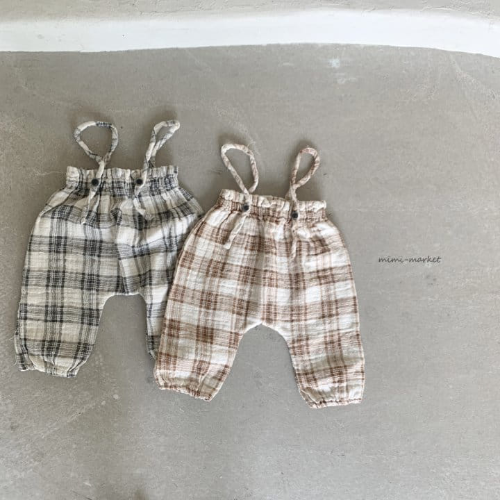 Mimi Market - Korean Baby Fashion - #babyoutfit - Square Dungarees - 6