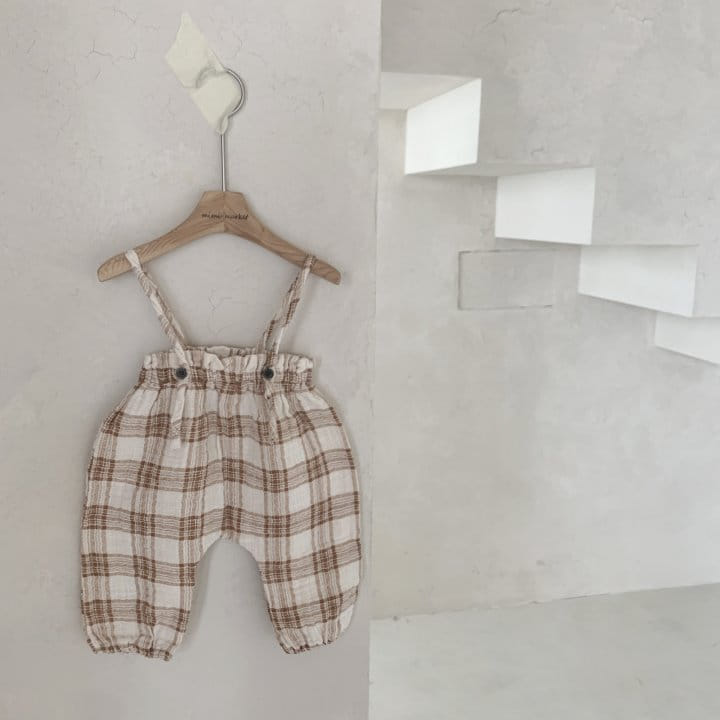 Mimi Market - Korean Baby Fashion - #onlinebabyshop - Square Dungarees - 9