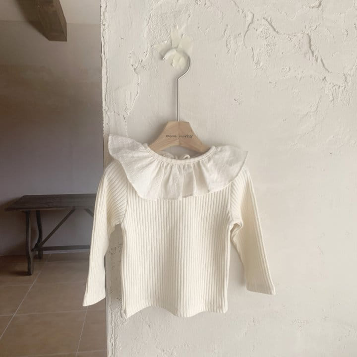 Mimi Market - Korean Baby Fashion - #smilingbaby - Rib Collar Tee - 9