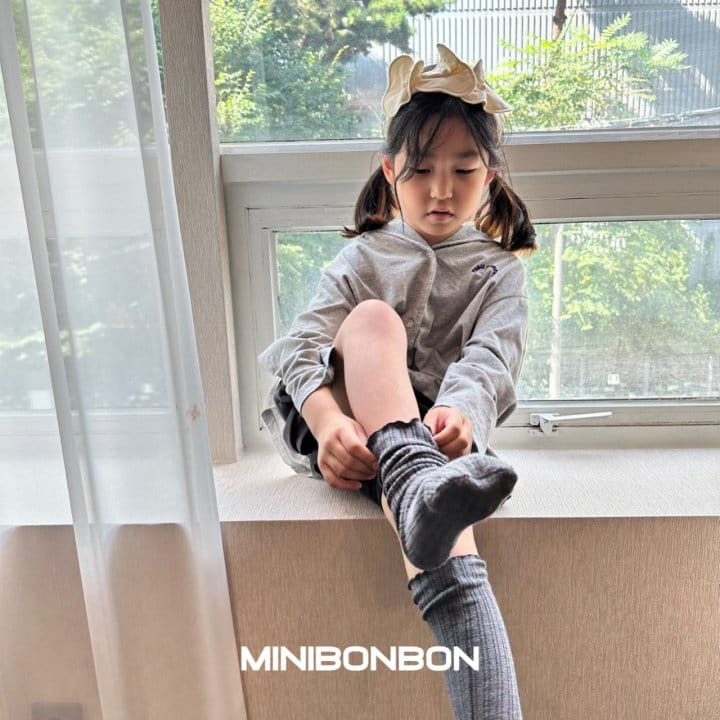 Mini Bongbong - Korean Children Fashion - #toddlerclothing - Over Knee Socks Set - 10