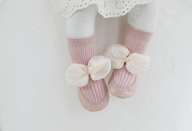 Miso - Korean Baby Fashion - #babywear - Sha Ribbon  Socks - 3