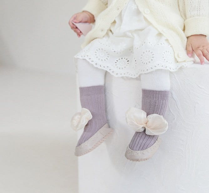 Miso - Korean Baby Fashion - #babywear - Sha Ribbon  Socks - 4