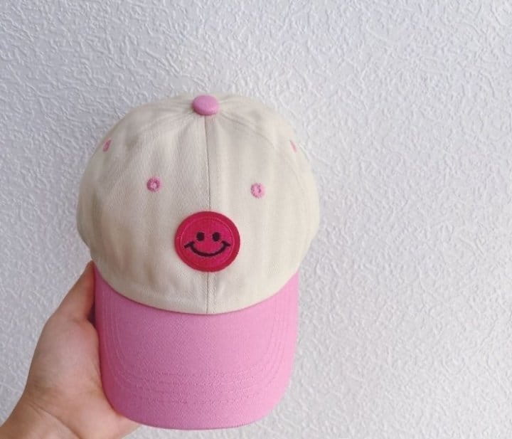 Miso - Korean Children Fashion - #Kfashion4kids - Two Tone Smile Cap - 5