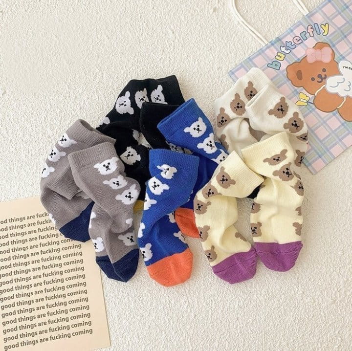 Miso - Korean Children Fashion - #Kfashion4kids - O Bear Socks