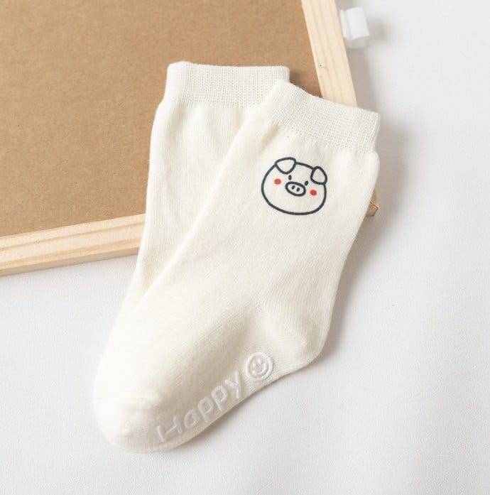 Miso - Korean Children Fashion - #stylishchildhood - Three Man Socks - 4