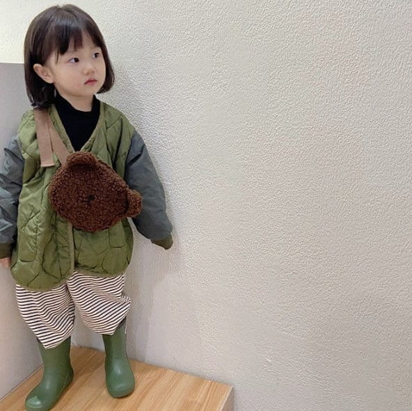 Miso - Korean Children Fashion - #childofig - NO I Bear Bag - 9