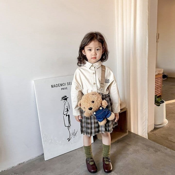 Miso - Korean Children Fashion - #childofig - Dungarees Bear Bag - 3